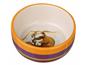 Keramická miska s motivem králíka