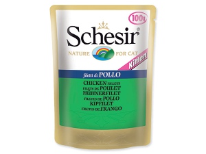 Kapsička SCHESIR Cat Kitten kuřecí 100g