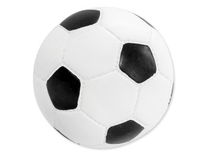 Hračka DOG FANTASY Latex fotbalový míč se zvukem 7,5cm