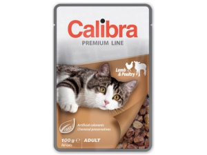 Calibra Cat kaps.- jehněčí a drůbeží v omáčce 100 g