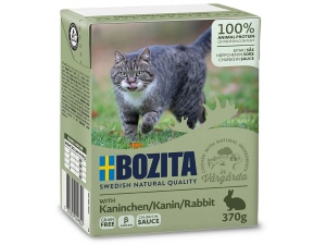 Kousky v omáčce BOZITA Cat s králičím masem - Tetra Pak 370g