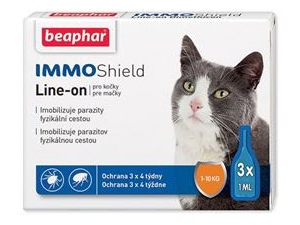 BEAPHAR Line-on IMMO Shield pro kočky 3ml
