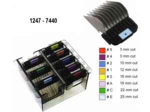 Přídavné kovové hřebeny WAHL 1247-7440 - set