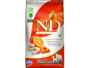 N&D Grain Free Dog Adult M/L Pumpkin Codfish & Or