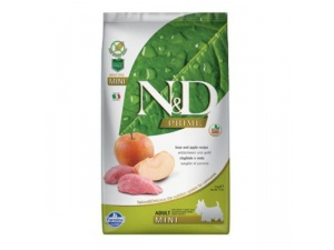 N&D PRIME Grain Free Dog Adult Mini Boar & Apple 2,5kg