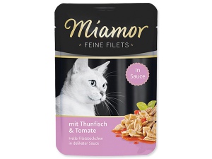 Kapsička MIAMOR Feine Filets tuňák + rajče v želé 100g