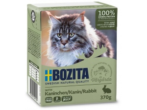 Kousky v želé BOZITA Cat s králičím masem - Tetra Pak 370g