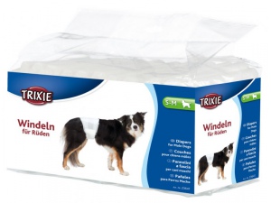Papírové pleny pro psa - jednorázové M-L