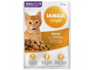 Kapsička IAMS Kitten Delights Chicken in Gravy 1ks