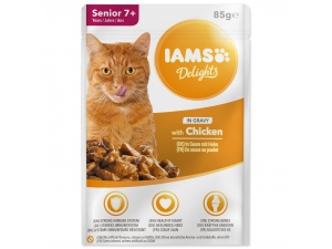 Kapsička IAMS Cat Senior Delights Chicken in Gravy