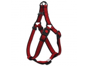 Postroj ACTIVE DOG Premium červený 53-77cm