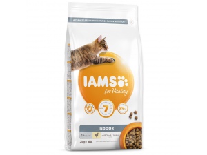 IAMS for Vitality Indoor Cat Food with Fresh Chicken 10kg