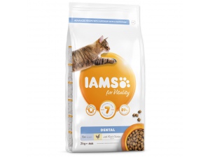 IAMS for Vitality Dental Cat Food with Fresh Chicken