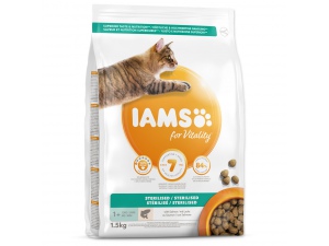 IAMS for Vitality Light in Fat Cat Food with Salmon 1,5kg