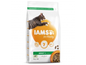 IAMS for Vitality Adult Cat Food with Lamb 10kg