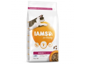 IAMS for Vitality Senior Cat Food with Ocean Fish 2kg 1ks