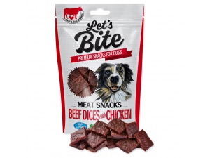 BRIT Let´s Bite Meat Snacks Beef Dices with Chicken 80g