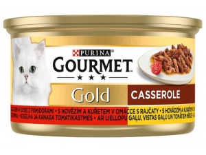 Konzerva Gourmet Gold hovězí v rajčatové omáčce 85g