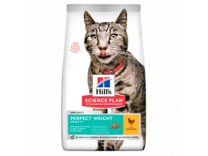 Hills Science Plan Feline Adult Perfect Weight Chicken NOVÝ 7kg