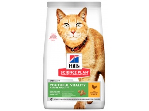 Hills Science Plan Feline Adult 7+ Youthful Vitality Chicken NOVÝ