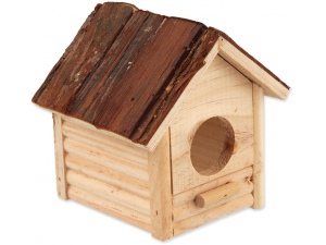 Domek SMALL ANIMALS Budka s kůrou dřevěný