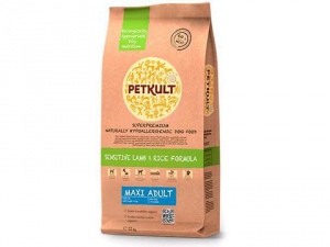 Petkult maxi adult lamb & rice 12 kg