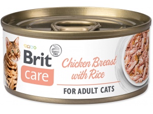 Konzerva BRIT Care Cat Chicken Breast with Rice 70g