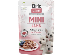 Brit Care Mini Dog kaps. Puppy Lamb fillets in gravy 85 g