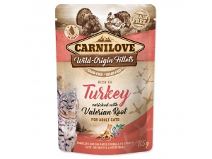 Kapsička CARNILOVE Cat Rich in Turkey enriched with Valerian Root 85g