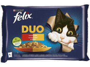 Kapsička Felix Fantastic DUO v želé 4×85g 1ks