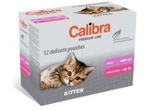 Calibra Cat kaps. Premium Kitten multipack 12x100 g 