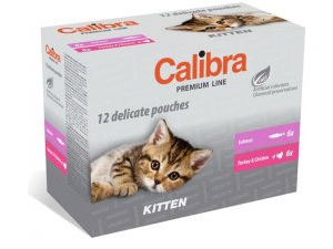 Calibra Cat kaps. Premium Kitten multipack 12x100 g