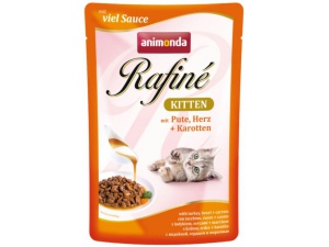 ANIMONDA kapsa Rafiné Soupé Kitten -krůta+srdce+karotka 100g