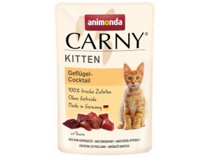 Carny Kitten 85 g drůbeží koktejl, kapsička pro koťata