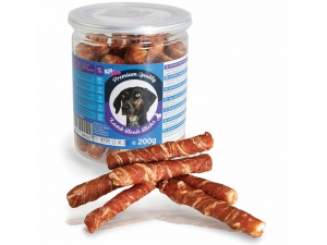 KIDDOG jehněčí steak na buvolí tyčince - PREMIUM QUALITY 200g dóza