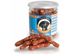 KIDDOG kachní steak na buvolí tyčince - PREMIUM QUALITY 200 g dóza