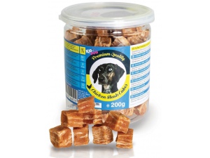 KIDDOG kuřecí masíčko v kostičce - PREMIUM QUALITY 200 g dóza