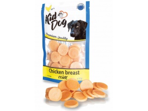 KIDDOG kuřecí mince z kuřecích prsou 80 g