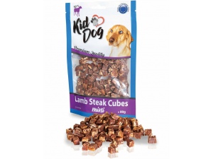 KIDDOG mini kostičky z jehněčího masíčka 80 g