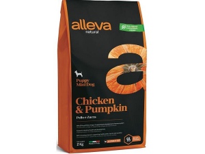 ALLEVA NATURAL Dog Dry Puppy Chicken&Pumpkin Mini