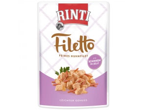 Kapsička RINTI Filetto kuře + šunka v želé 100g