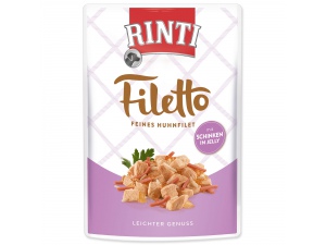 Kapsička RINTI Filetto kuře + šunka v želé 100g 1ks