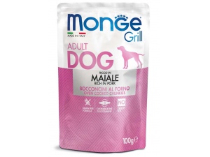 MONGE GRILL kapsička s vepřovým masem pro psy 100 g