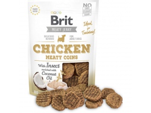 Snack BRIT Jerky Chicken with Insect Meaty Coins