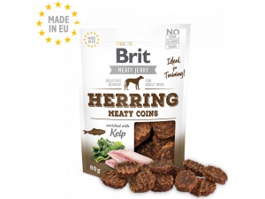 Snack BRIT Jerky Herring Meaty Coins 80g