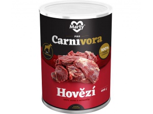 MARTY konzerva pro psy ProCarnivora - hovězí 400g