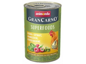GRANCARNO Superfoods kuře, špenát, maliny