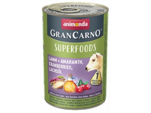 GRANCARNO Superfoods jehněčí, amarant, brusinky, lososový olej