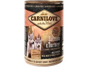 Carnilove WM konz. Salmon & Turkey for Puppies GF 400 g