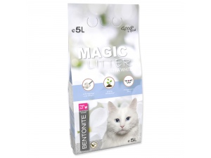 Kočkolit MAGIC LITTER Bentonite Ultra White 5l